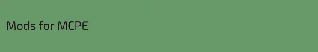 Mods for MCPE